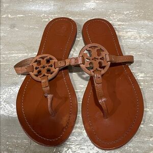 Tory Burch Tan Leather Sandals